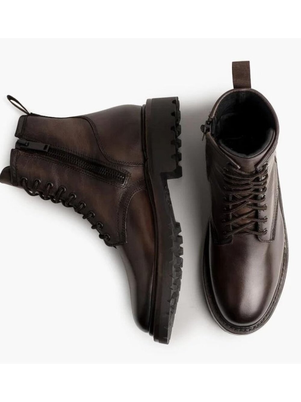 THURSDAY BOOT COMPANY Men's Stomper Zip-Up Boot Size 9 In Old English
